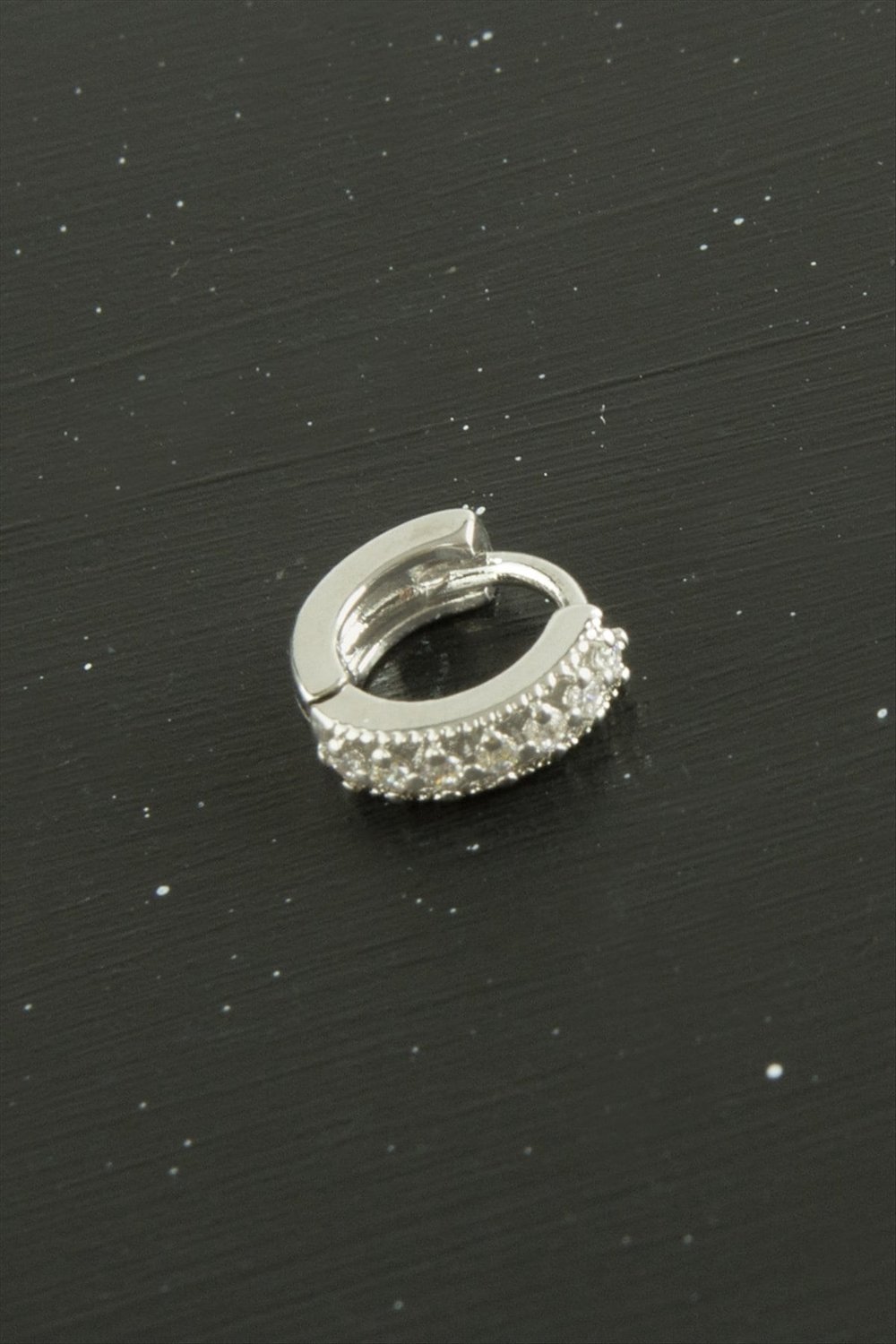 Zirkon Taşlı Çelik Kulak Burun Piercing 1 Adet
