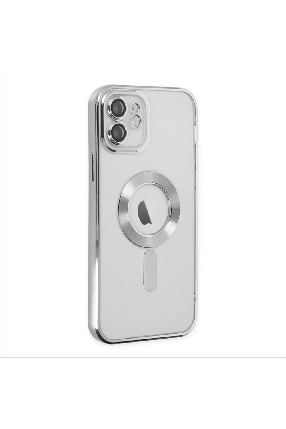 iPhone 11 Lüx Magsaff Lazer Silikon Kılıf (Kamera Korumalı)