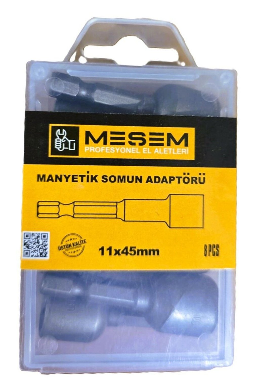 MEŞEM-3603-MANYETİK SOMUN ADAPTÖRÜ 11X45MM (8 ADET)