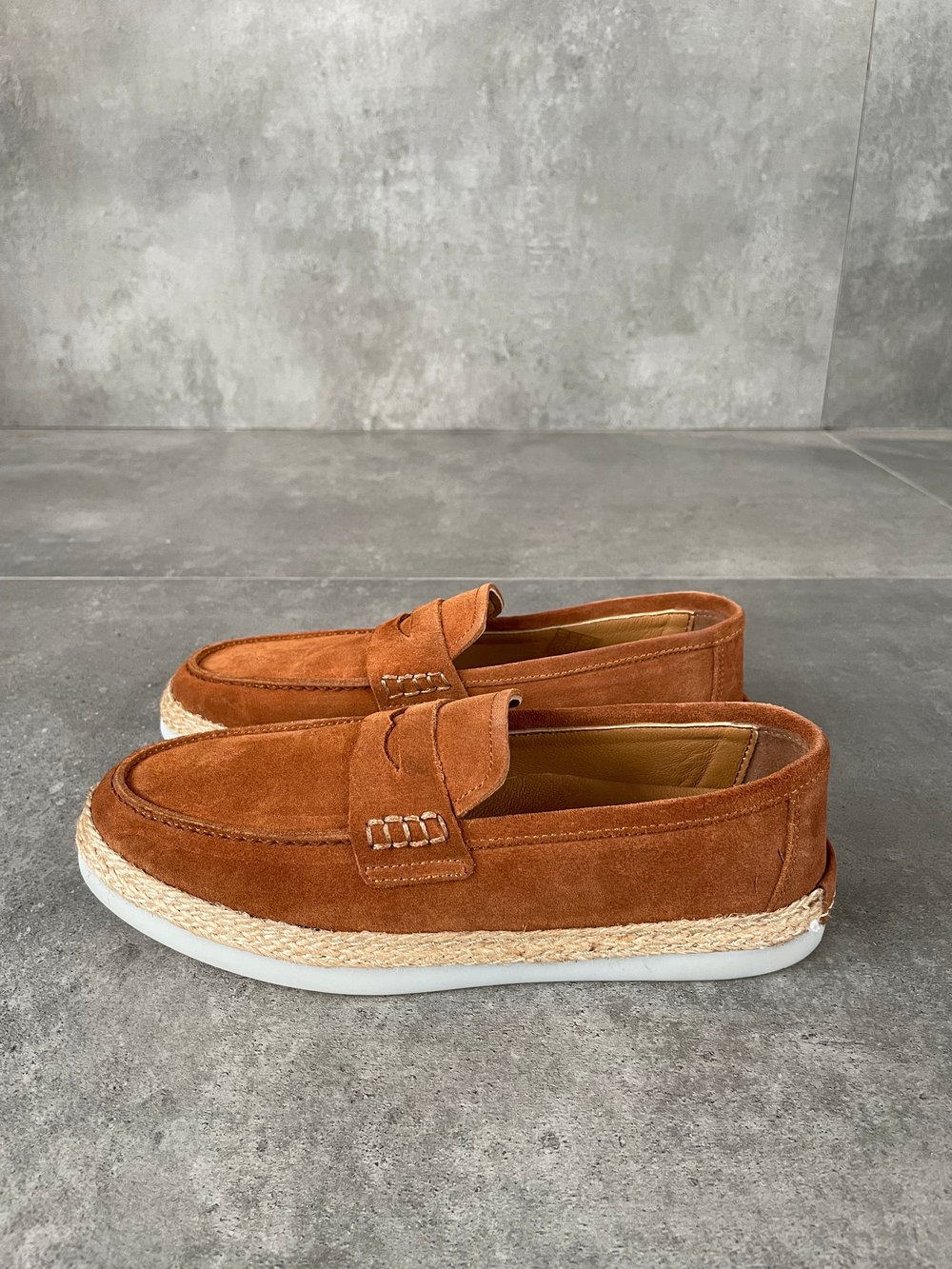 Best Steps Süet Espadril Loafer - Açık Kahve 