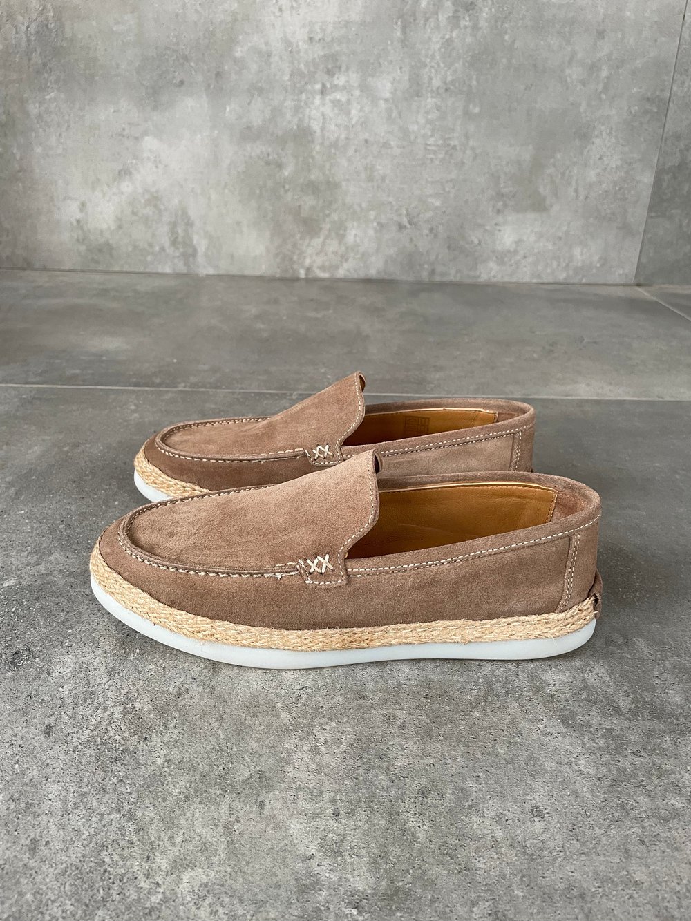 Best Steps Süet Espadril Loafer - Krem