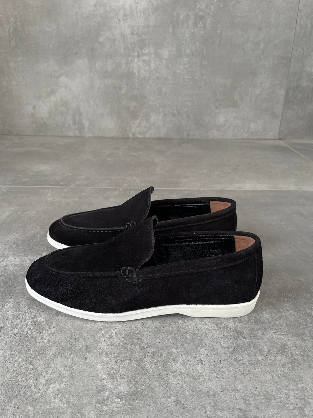 Best Steps Süet Loafer - Siyah