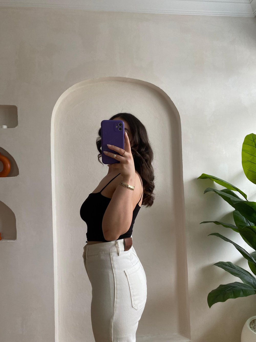 Ekru Dessa Wide Leg Jean