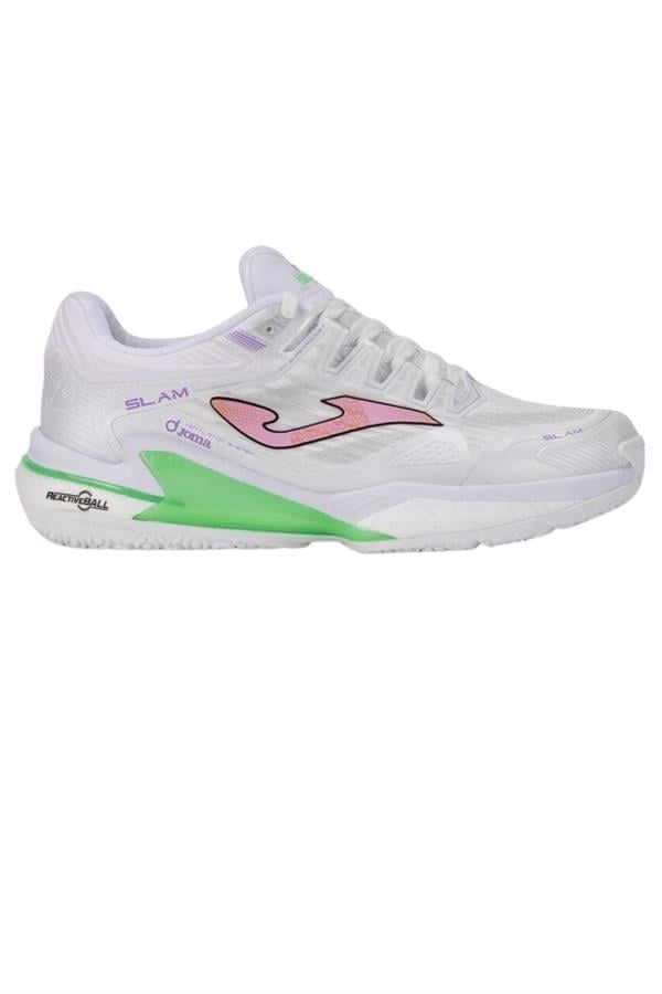 Joma Slam Lady 2502 Beyaz Kadın Padel Ayakkabısı
