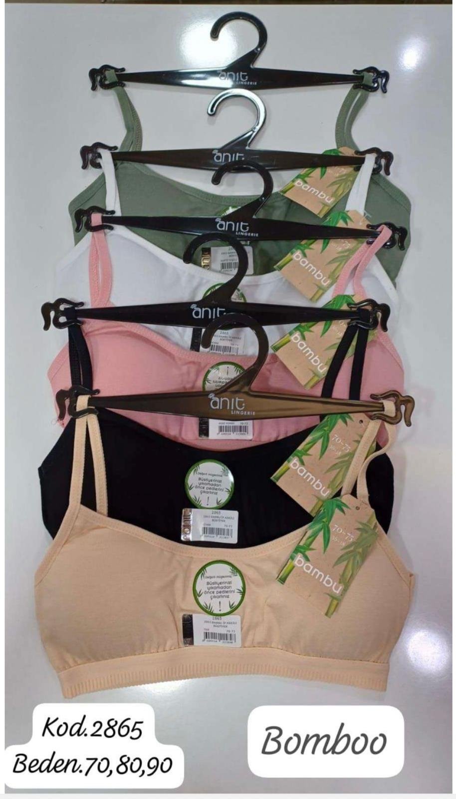 Anıt 2865 Kadın Bambu Dantelli Büstiyer