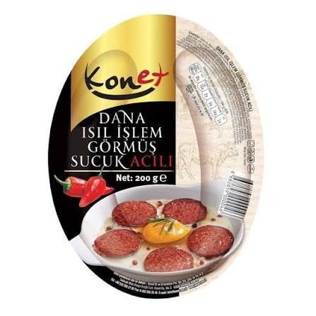 KONET DANA ISIL İŞLEM SUCUK 200 GR AÇILI