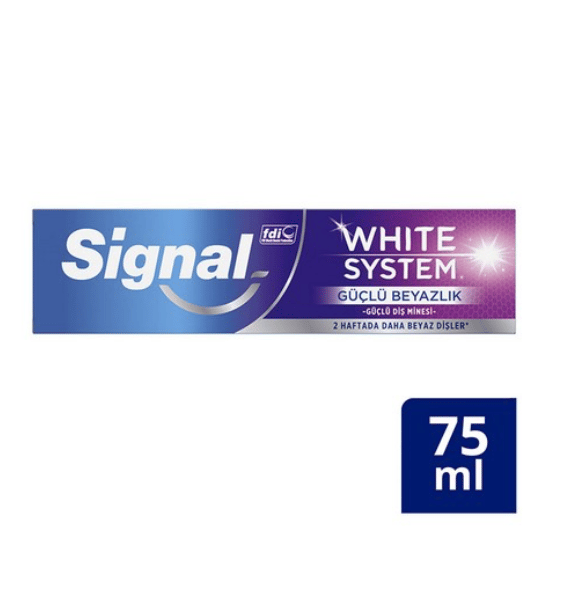 SİGNAL DİŞ MACUNU WHITE SYSTEM GÜÇLÜ BEYAZLIK 75 ML