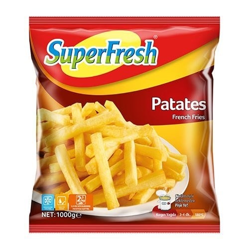 SÜPERFRESH PATATES PARMAK 1000 GR.