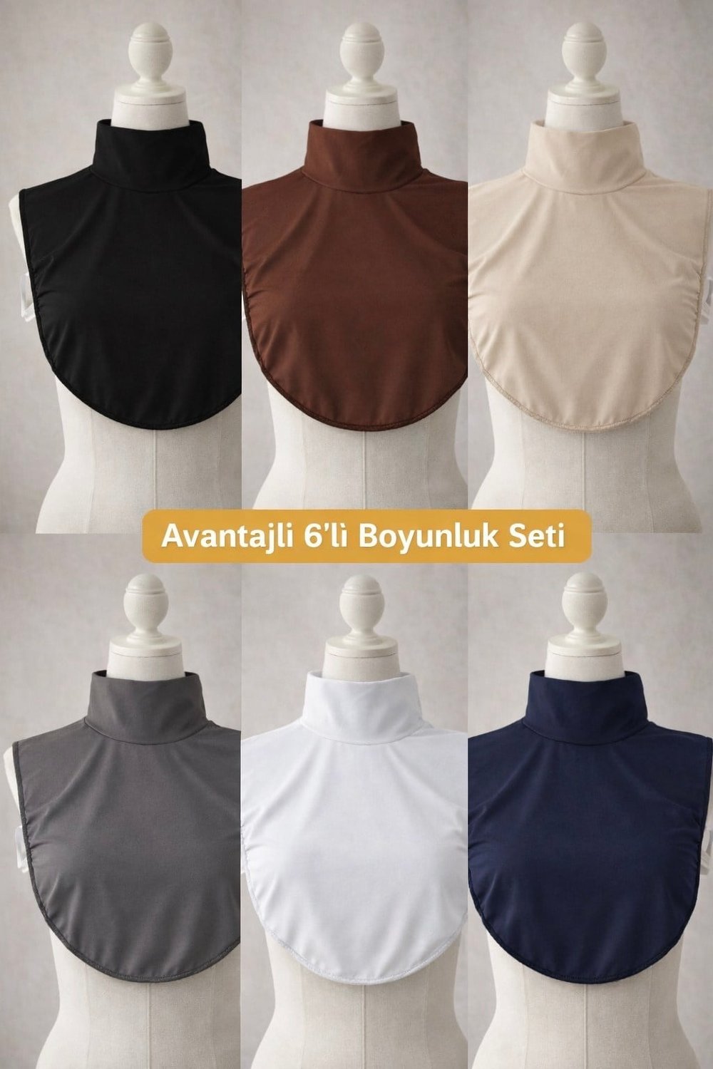 6'lı Boyunluk Seti (İstediğiniz Renkleri Notlar Bölümüne Yazınız)