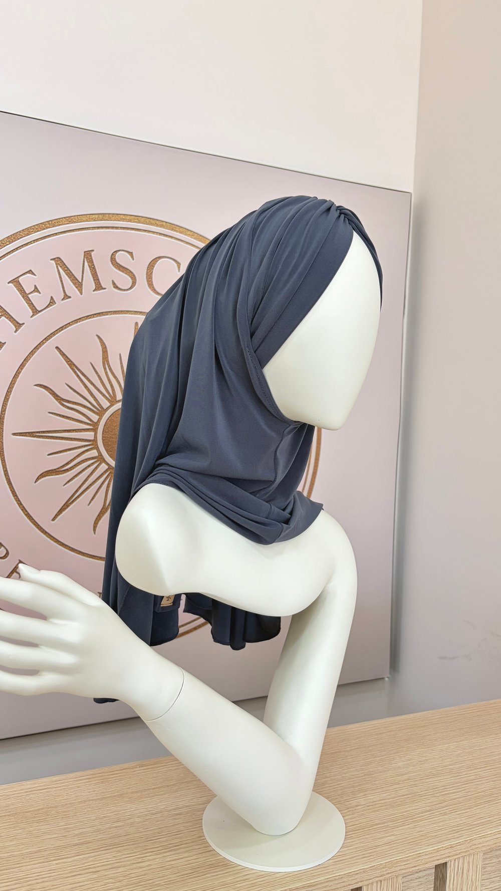 Antrasit Büzgülü Mutli Hijab