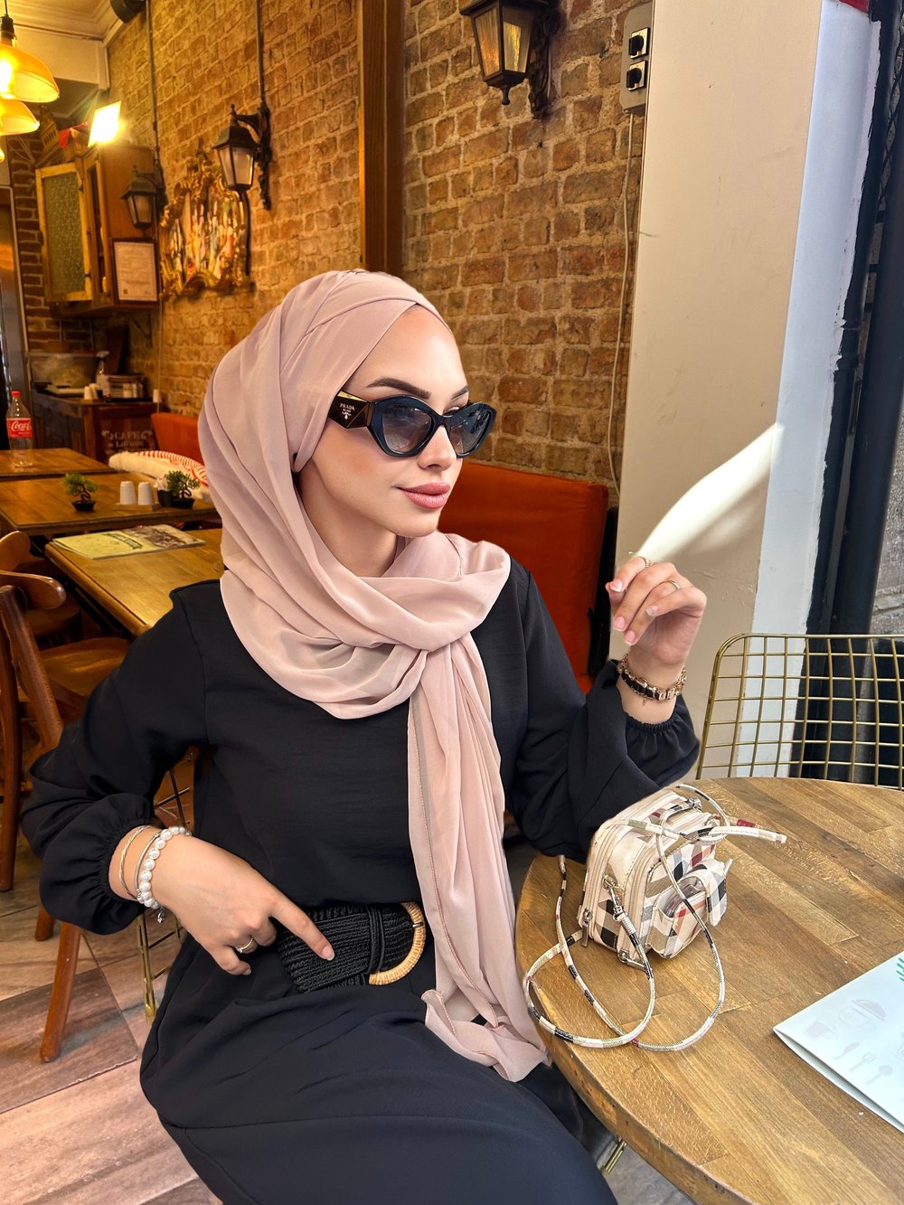 Bej Premium Çapraz Boneşal