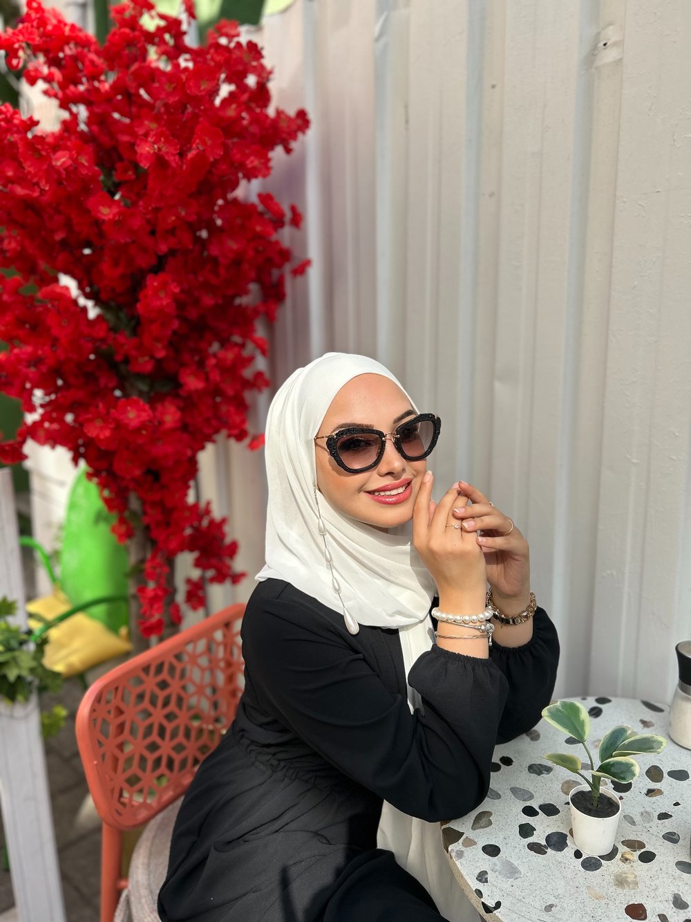 Ekru Önü Düz Elegant Boneşal