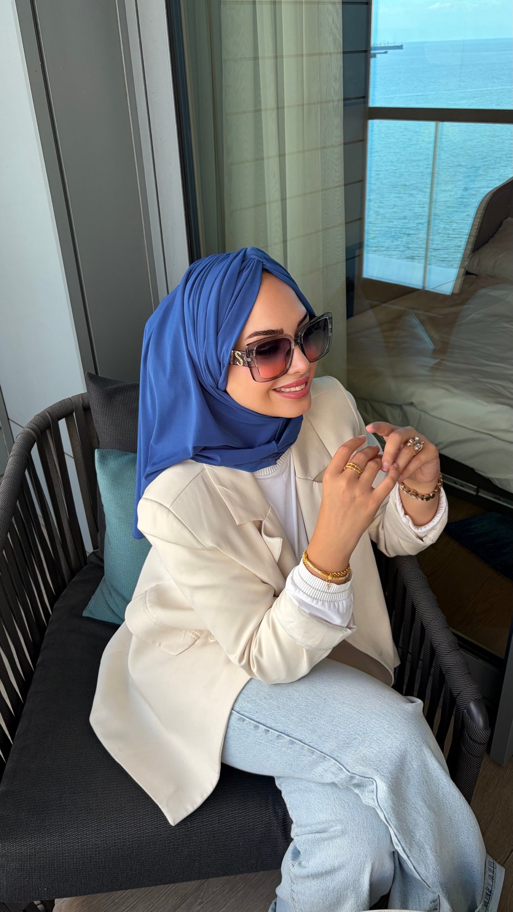 İndigo Düğüm Mutli Hijab