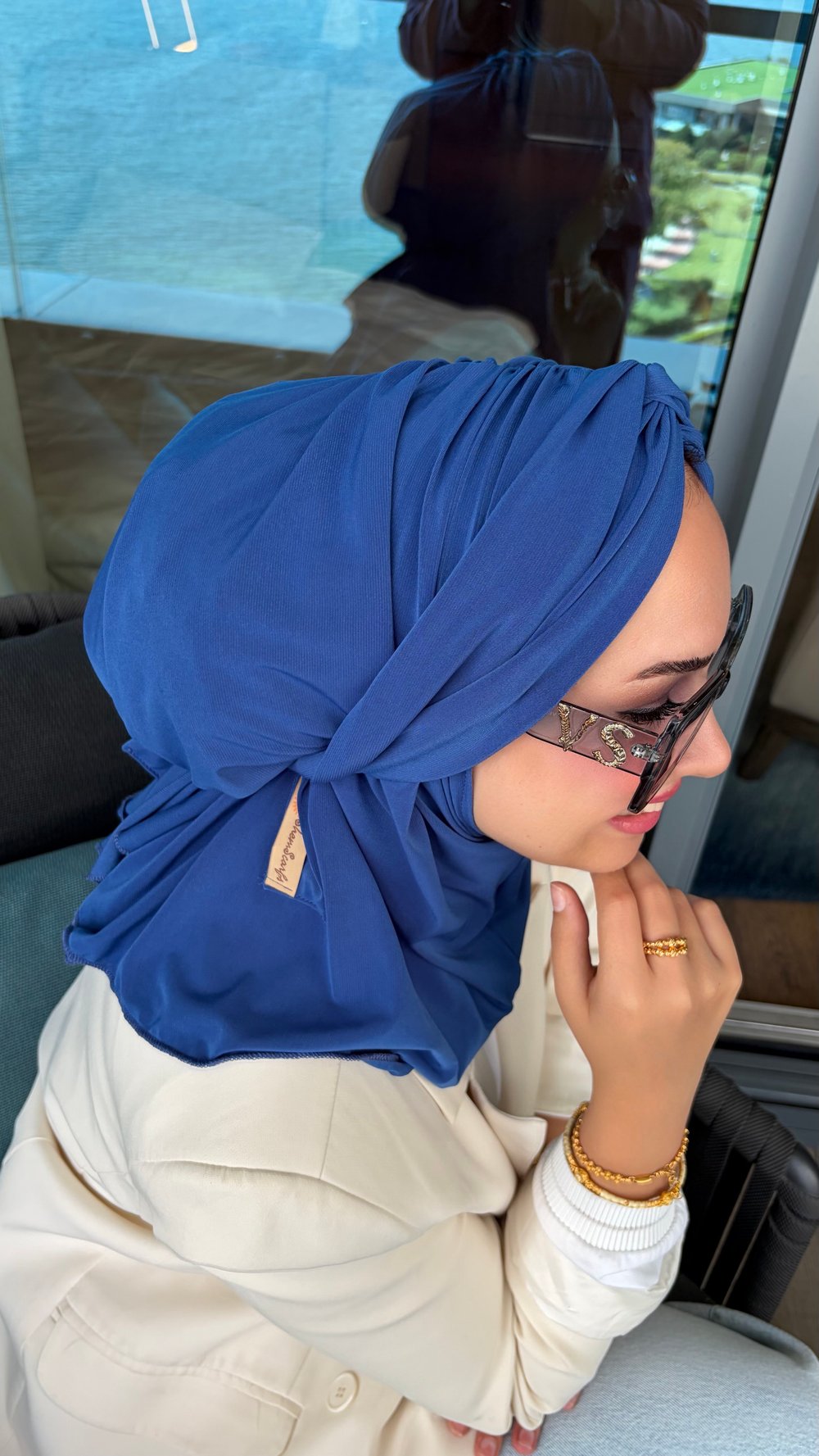 İndigo Düğüm Mutli Hijab