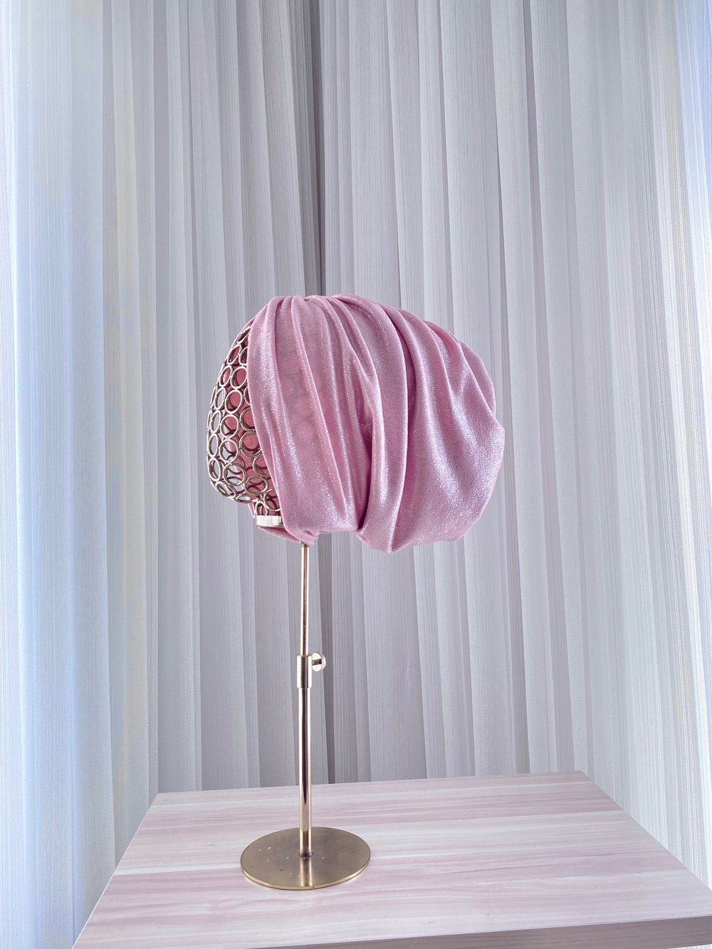 Pembe Glitter Simli Bone