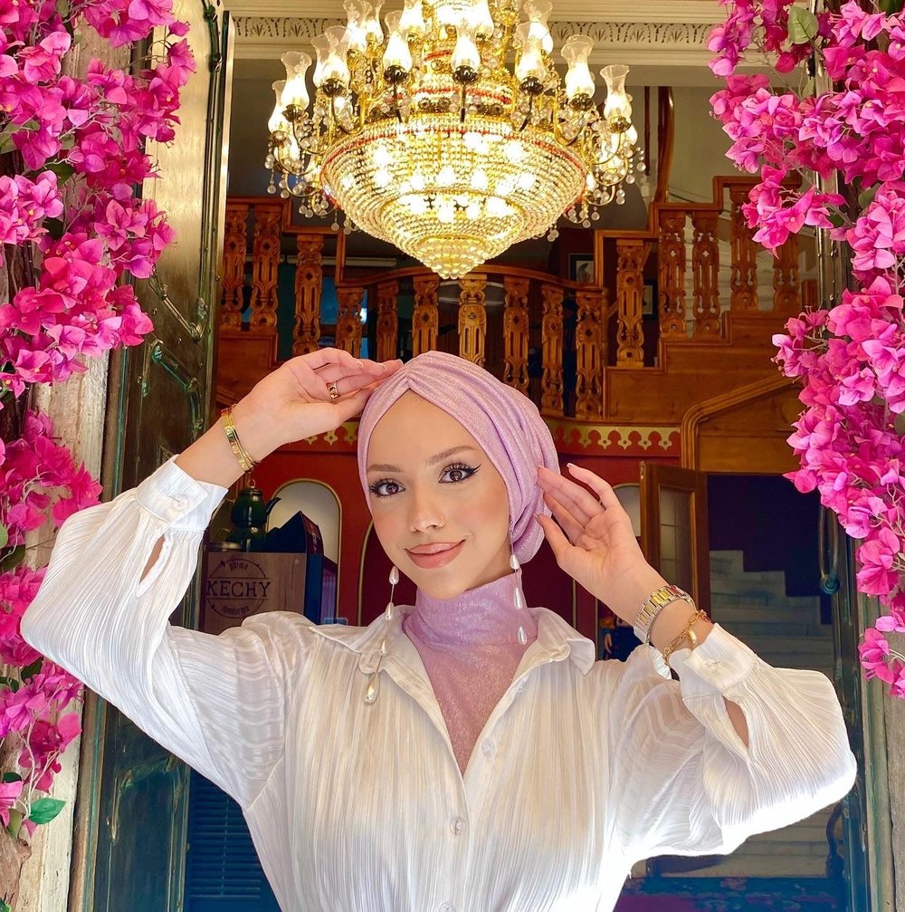 Pembe Glitter Simli Bone