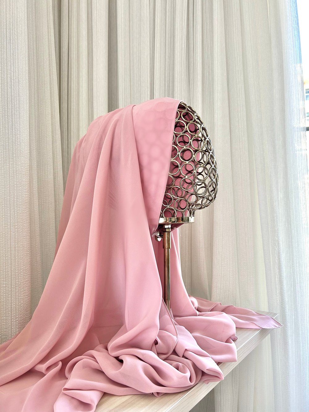 Pudra Önü Düz Elegant Boneşal