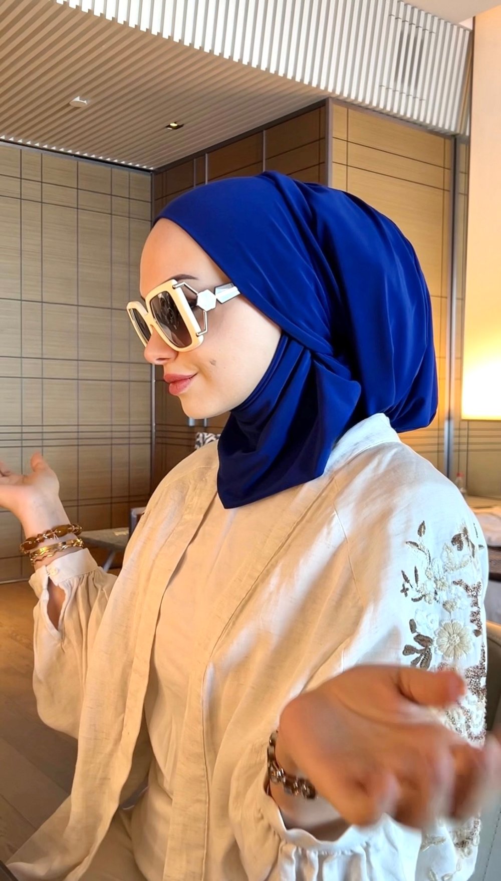Saks Mavisi Salaş Bandanalı Bone