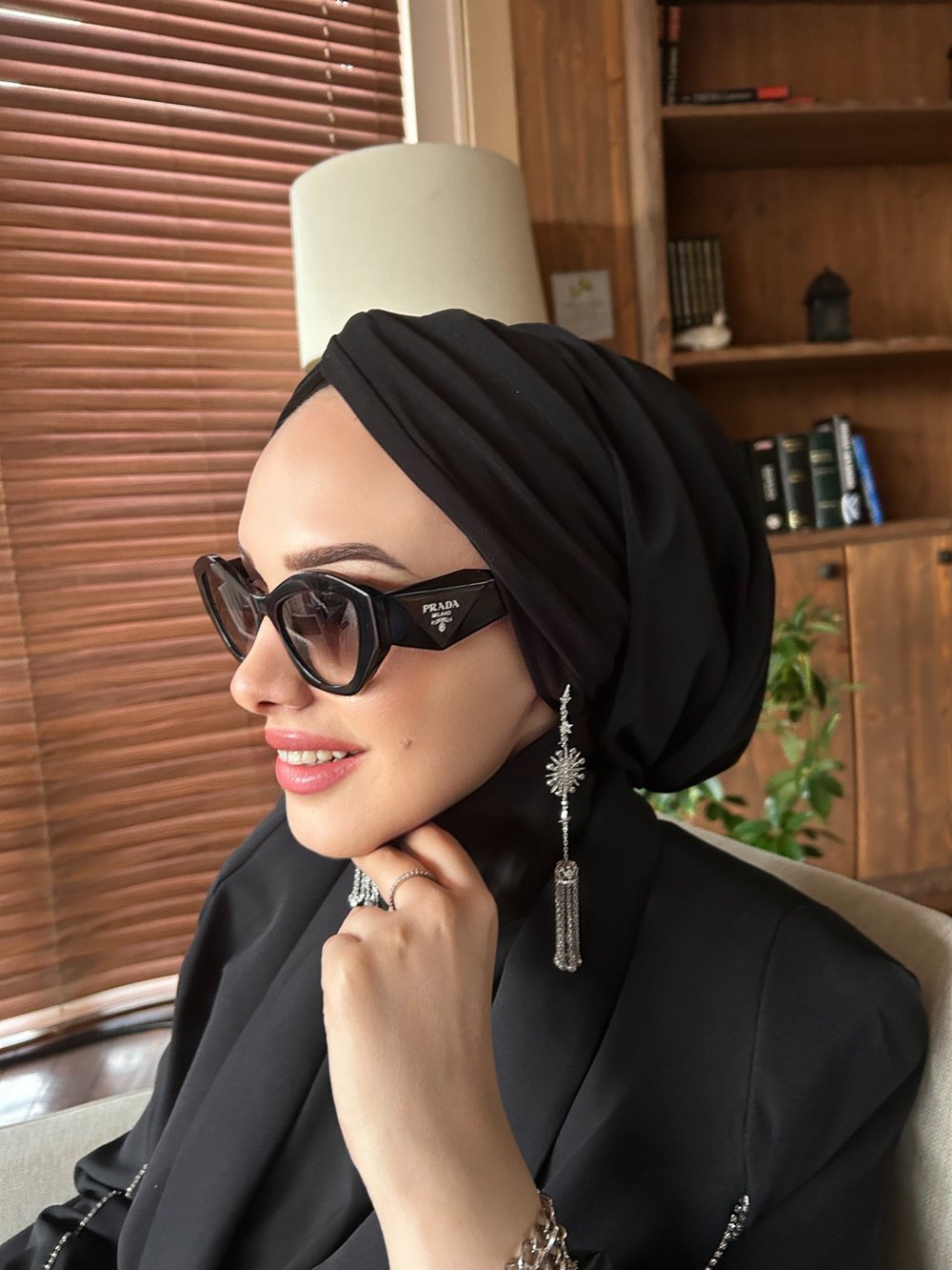 Siyah Salaş Düğüm Bone