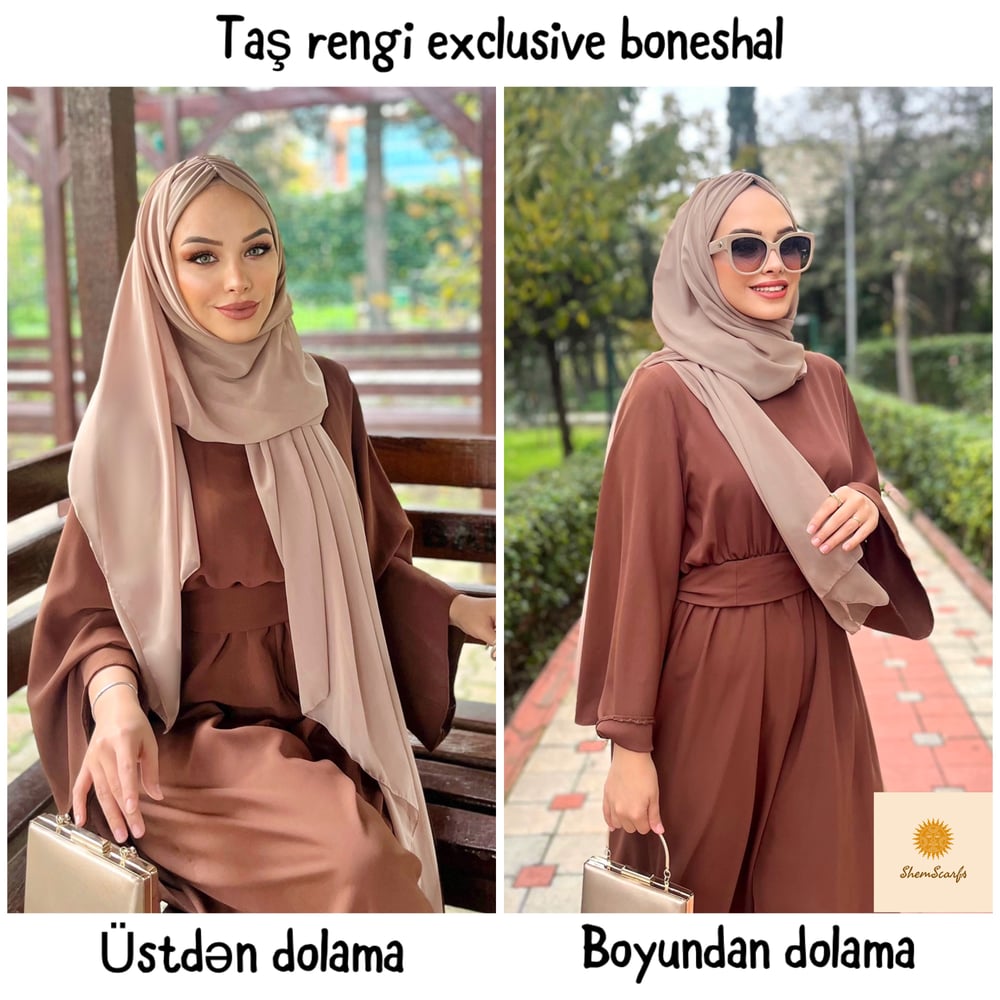 Taş Rengi Exclusive Boneşal