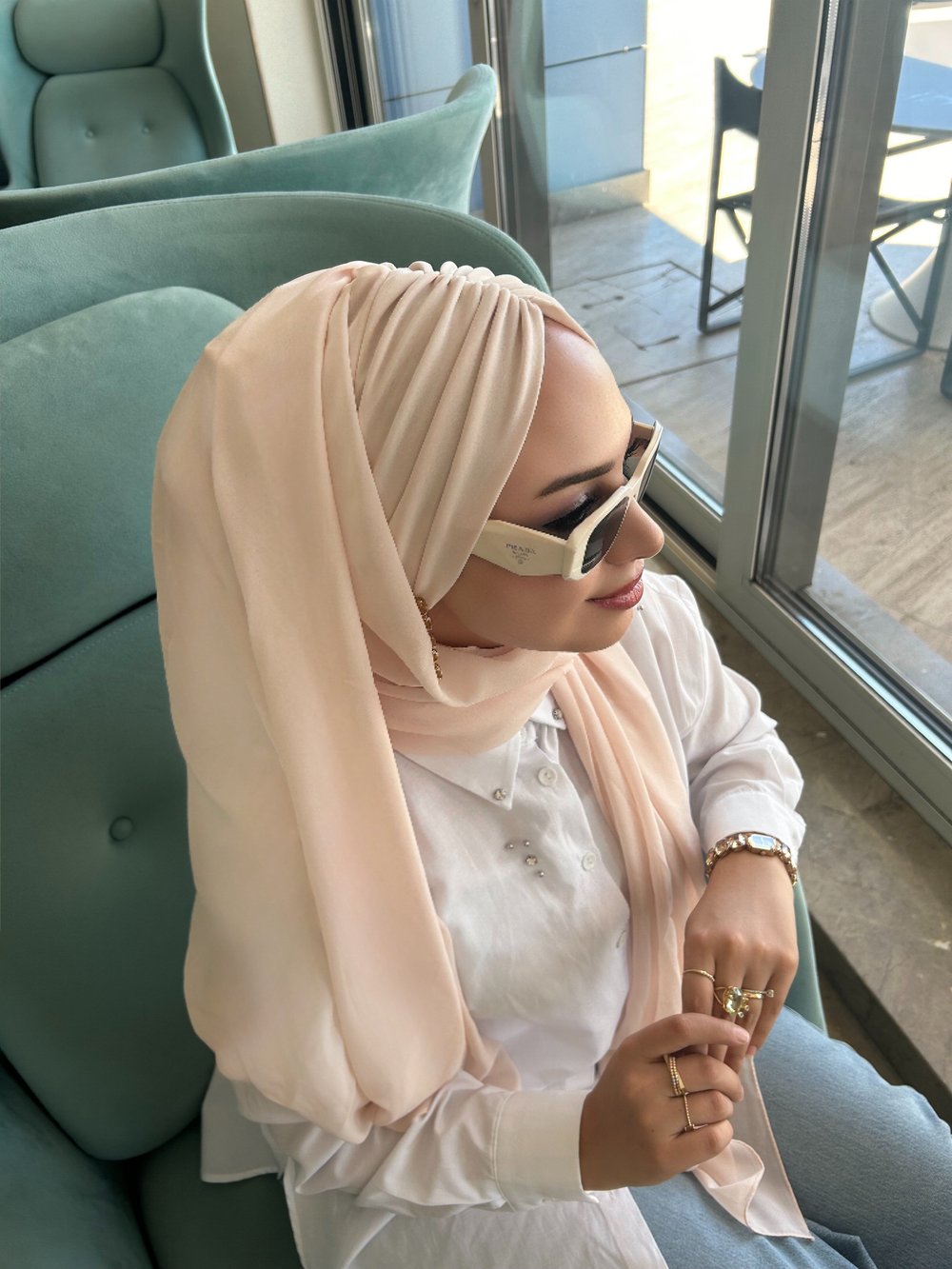 Vanilya Exclusive Büzgülü Boneşal