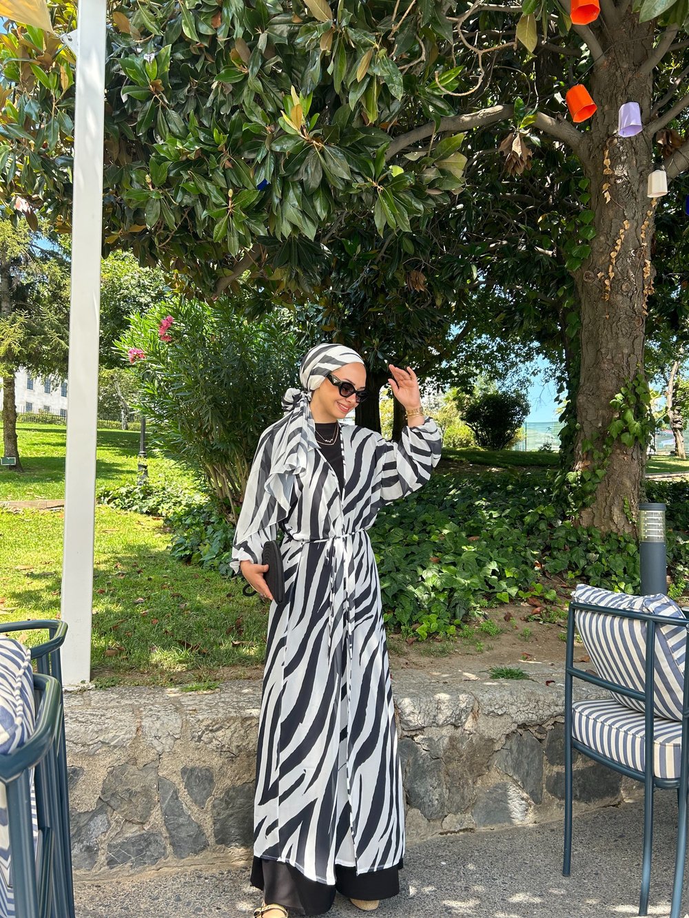 Zebra Desenli Pareo 