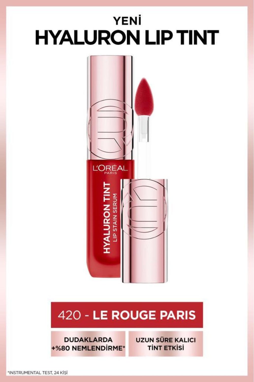 Hyaluron Lip Tint Dudak Parlatıcı - 420 Le Rogue Paris
