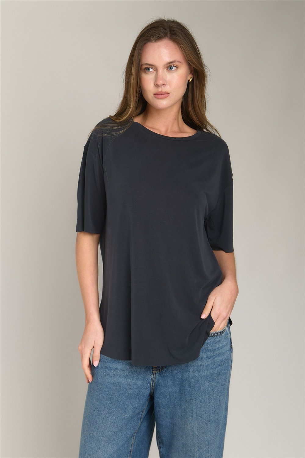ADELE BASIC DİKİŞSİZ  TSHIRT