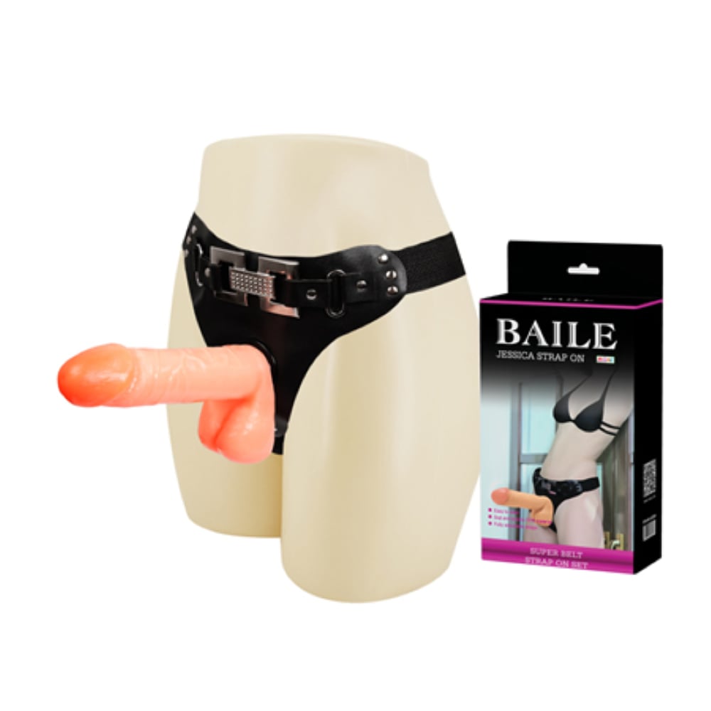 Harness 18CM Belden Bağlamalı Penis Realistik Protez Strapon