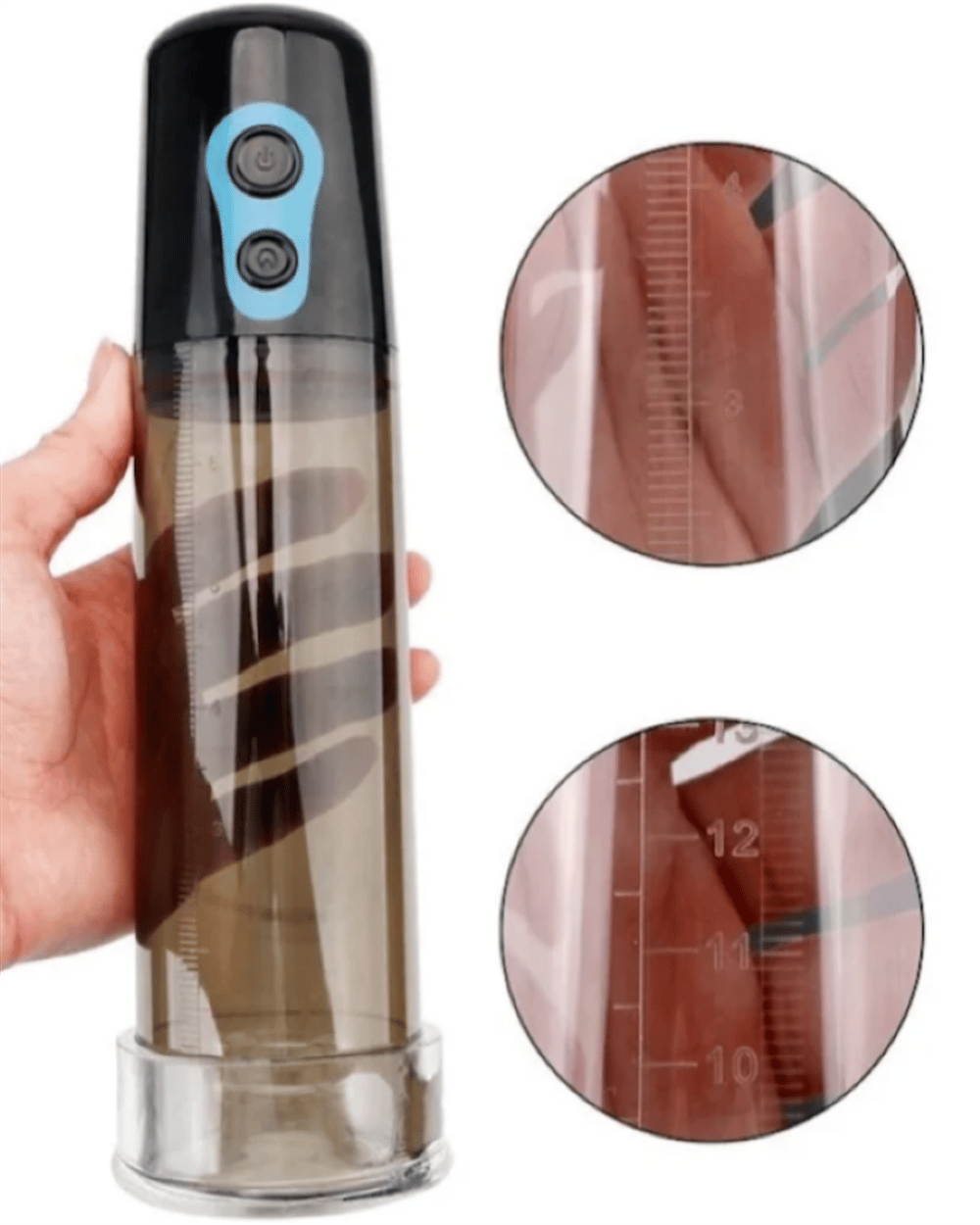 Otomatik Vakumlu Kaliteli 17 CM Penis Pompası