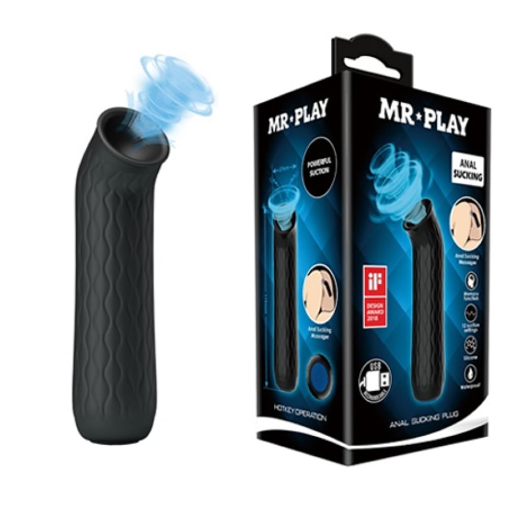 Mr.Play IF Tasarım Ödüllü 12 Vakumlu Usb Şarjlı Mastürbatör