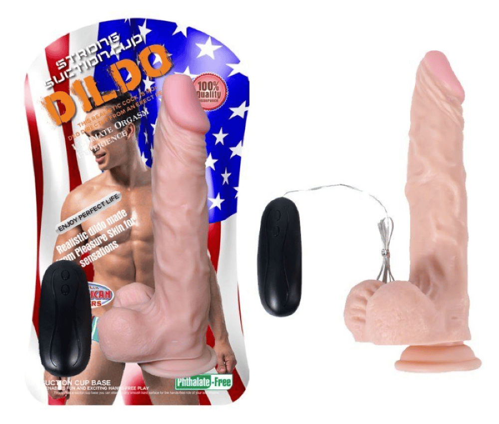 XS HERO Titreşimli Vibratör Realistik Penis Dildo 22.5 CM