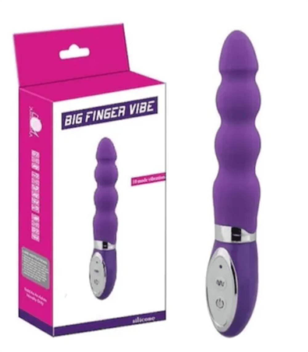BIG FINGER VIBE 10 Farklı Titreşimli Lüks Teknolojik Vibratör
