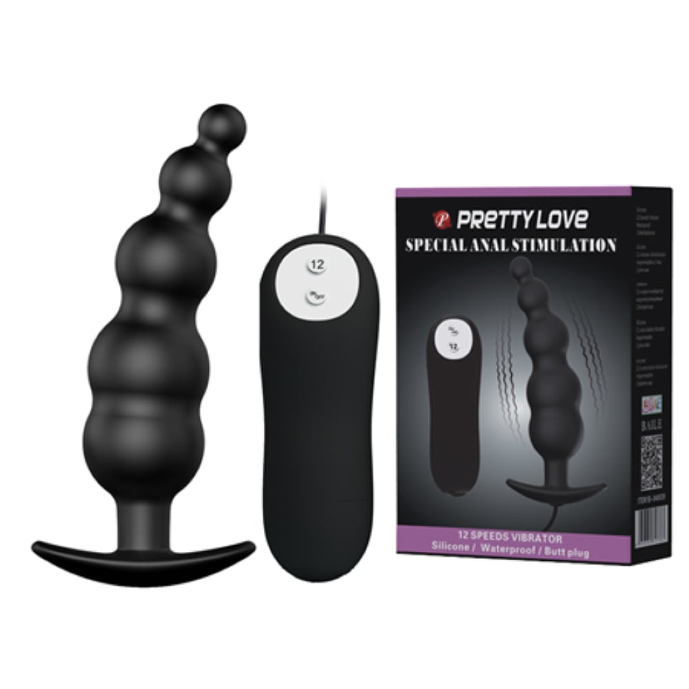 12 Titreşimli G-Spot Prostat Stimülatör Anal Vibratör Zenci Penis
