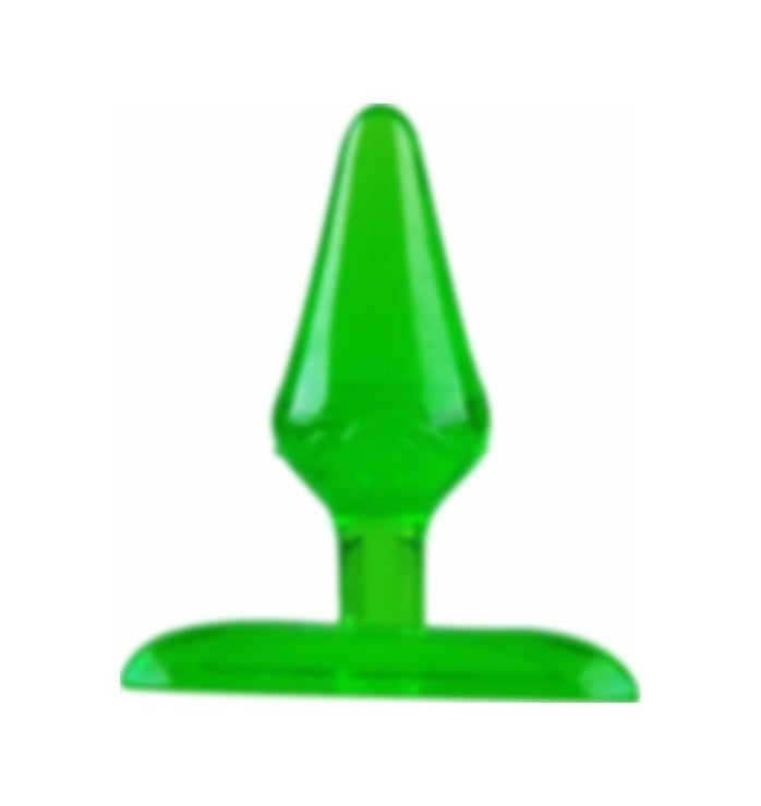 Erotic Mini 7 CM Vantuzlu Yeşil Anal Plug Anal Tıkaç
