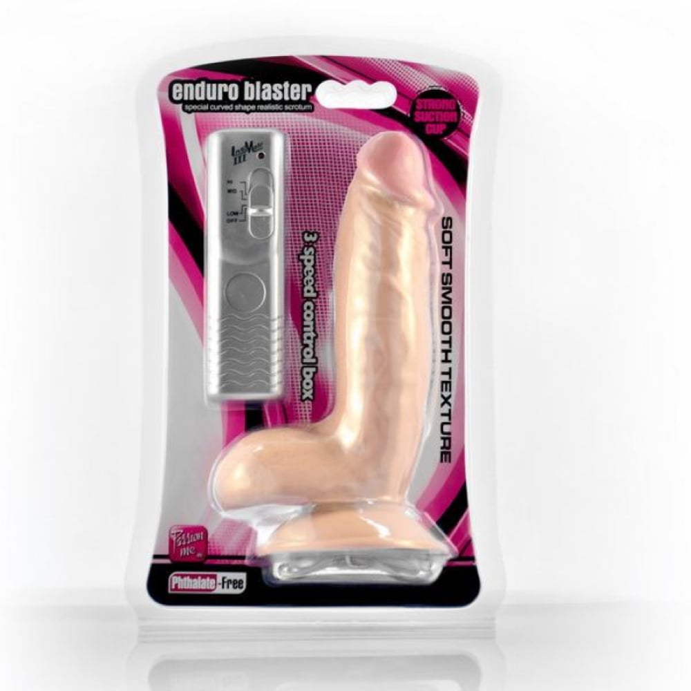 Enduro 19 CM 3 Titreşimli Realistik Vibratör Gerçekçi Kalın Penis