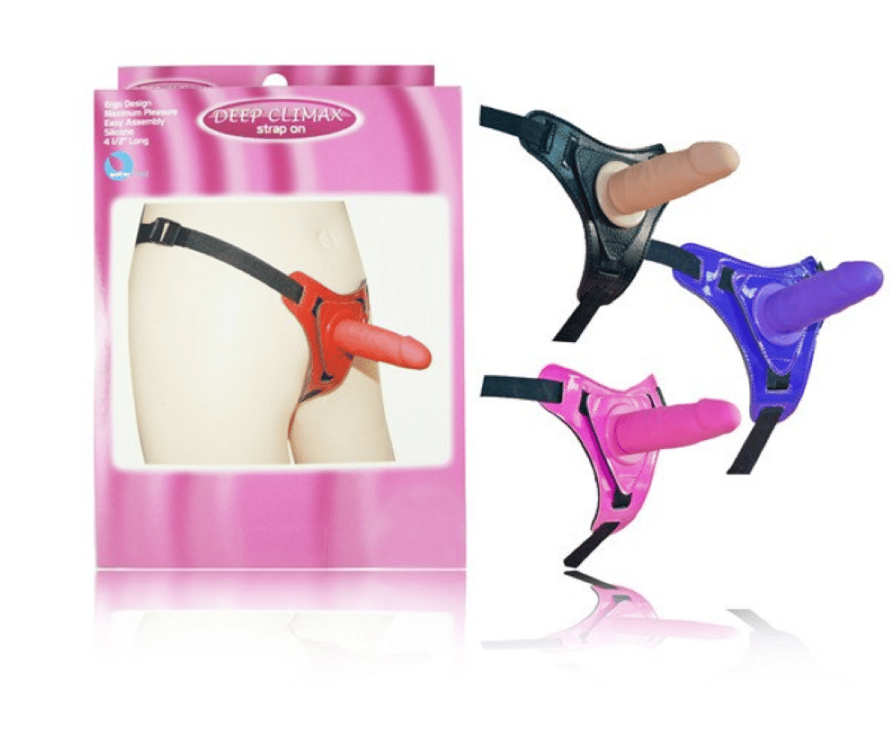 Deep Climax Belden Bağlamalı Realistik Protez Penis Anal Dildo