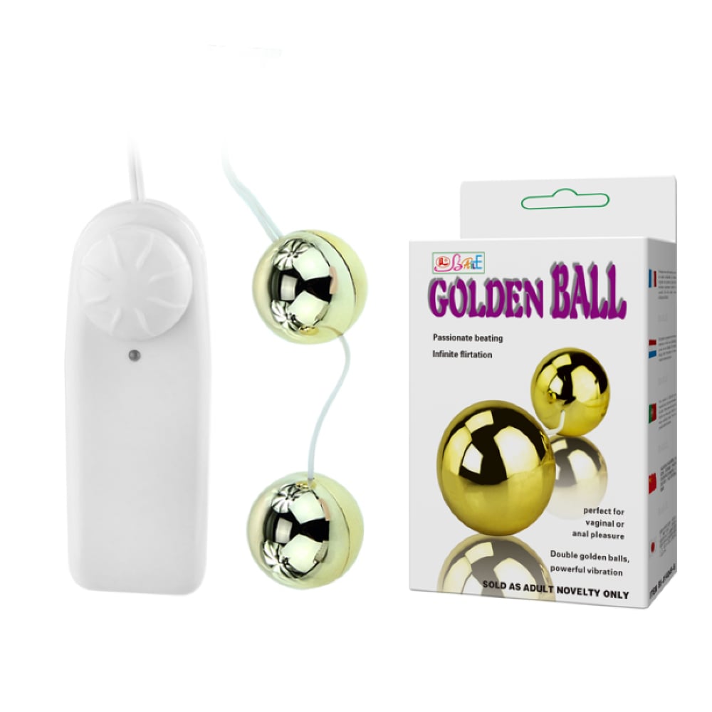 BL BALL Anal Vajinal Zevk Topu Titreşimli Orgazm Topu Vibratör