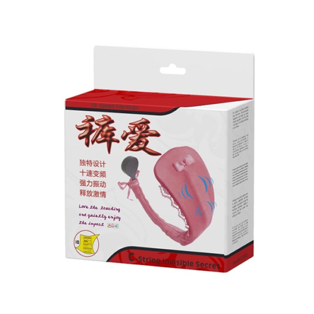 10 Fonksiyonlu G String Titreşimli Vibratör Külotu Mastürbatör