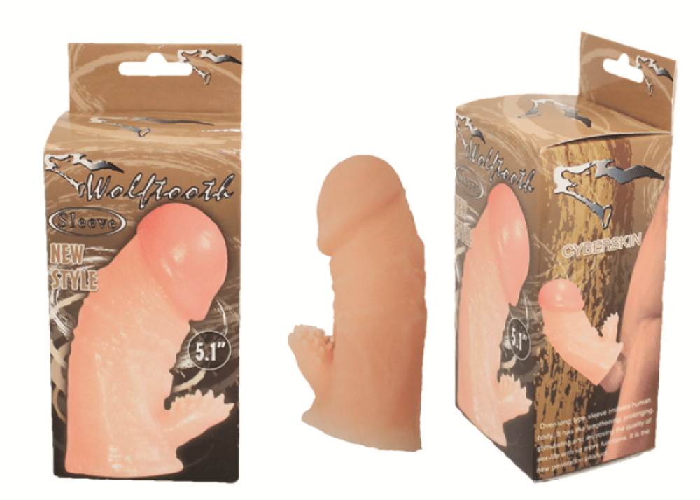 WOLFTOOTH Tam Realistik Dokuda Penis Kılıfı