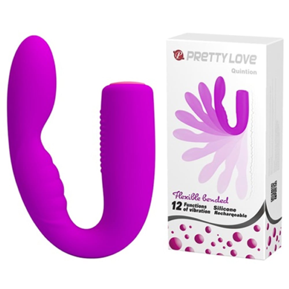 Pretty Love G noktası Uyarıcılı Çift Motorlu Titreşimli Klitoris Mastürbatör