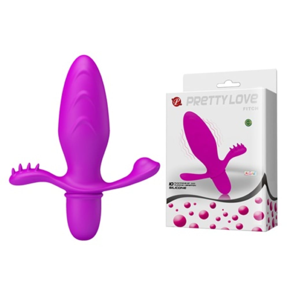 Titreşimli Klitoris Vibratör G-Spot P-Spot Mastürbatör Anal Plug