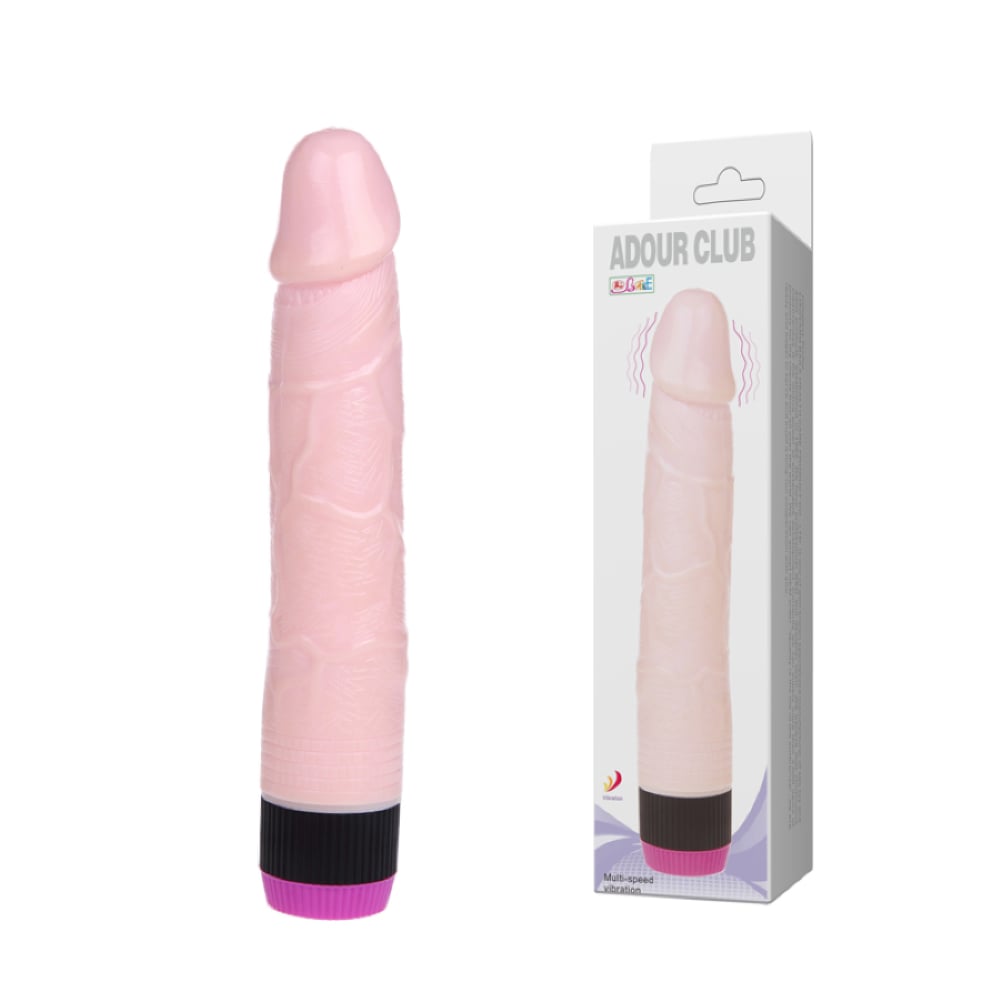Adour 22Cm Güçlü Titreşimli Realistik Vibratör Anal Dildo Penis