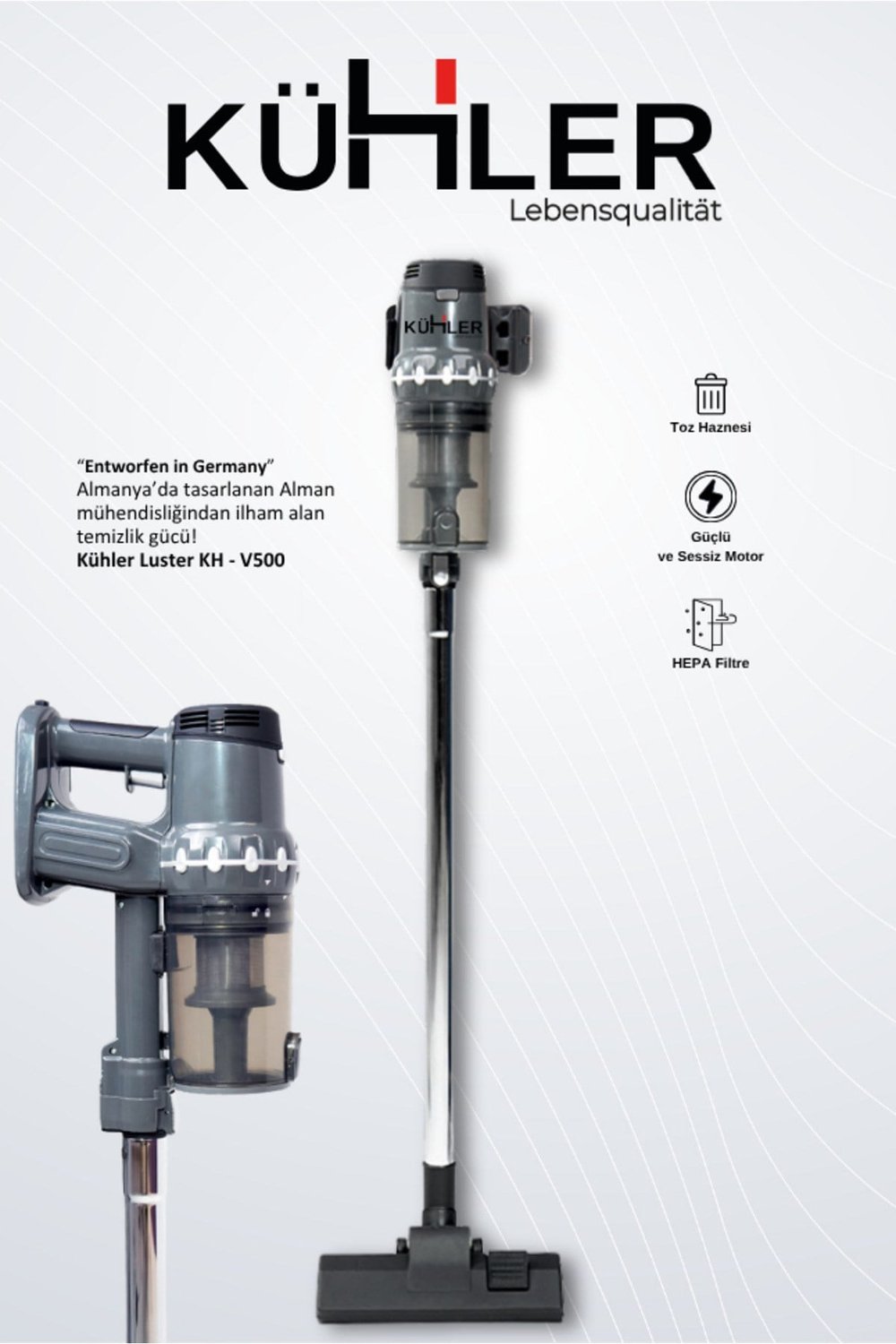 Luster KH-V500 Kablolu Dikey Süpürge