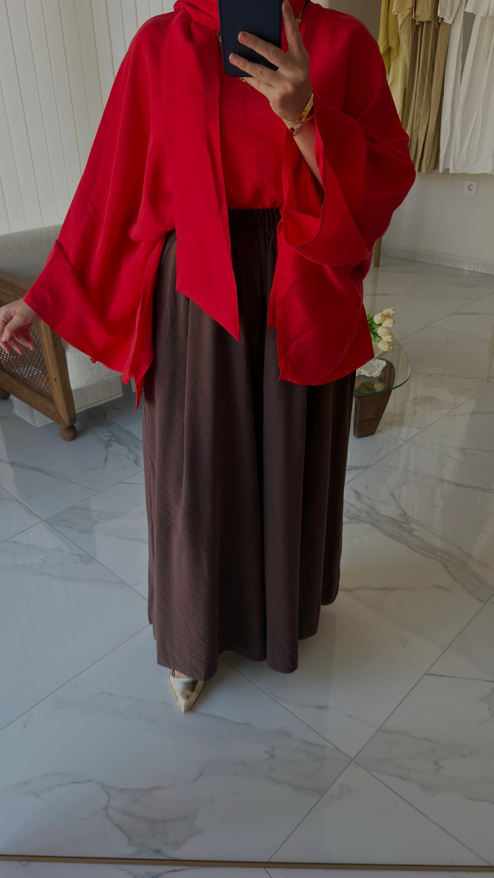 Riva Etek Pantalon ( acı kahve)
