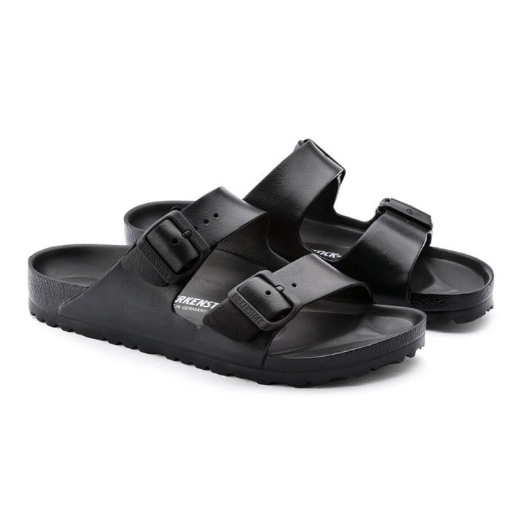 BIRKENSTOCK ARIZONA EVA SUYA DAYANIKLI SİYAH ÇİFT BANTLI ERKEK TERLİK 129421