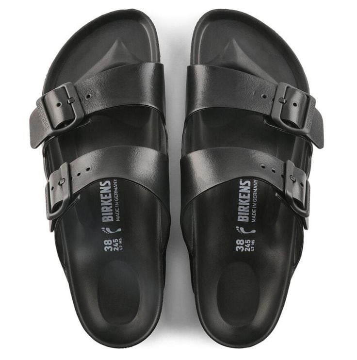BIRKENSTOCK ARIZONA EVA SUYA DAYANIKLI SİYAH ÇİFT BANTLI KADIN TERLİK 129423