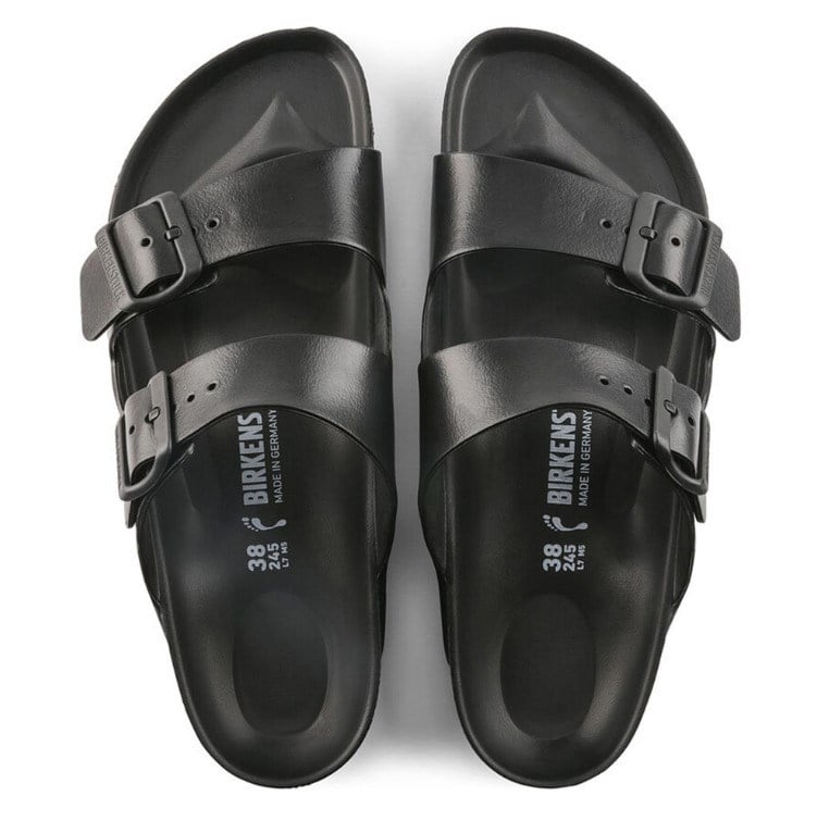 BIRKENSTOCK ARIZONA EVA SUYA DAYANIKLI SİYAH ÇİFT BANTLI ERKEK TERLİK 129421
