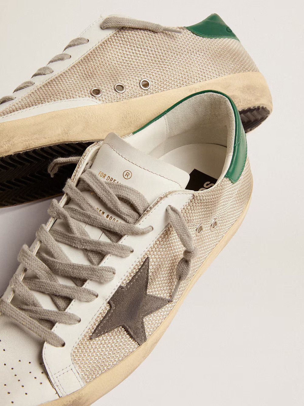 GOLDEN GOOSE SUPER-STAR CLASSIC WITH LIST ERKEK SNEAKER