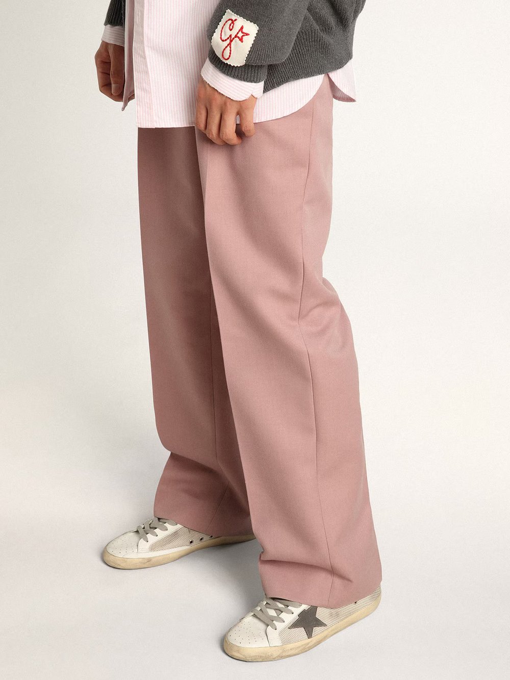GOLDEN GOOSE SUPER-STAR CLASSIC WITH LIST ERKEK SNEAKER